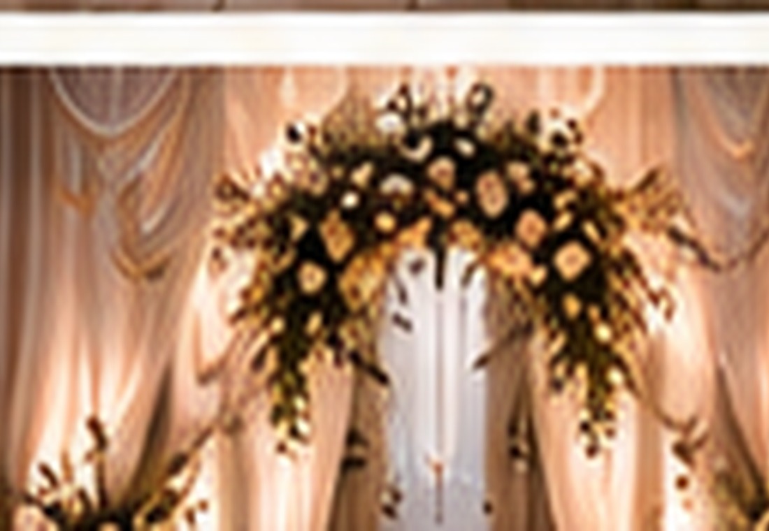Warm event lighting